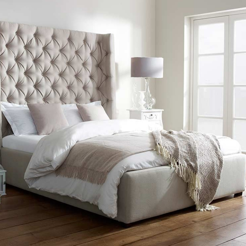 bedste sælger høj kvalitet, moderne polstrede seng 023