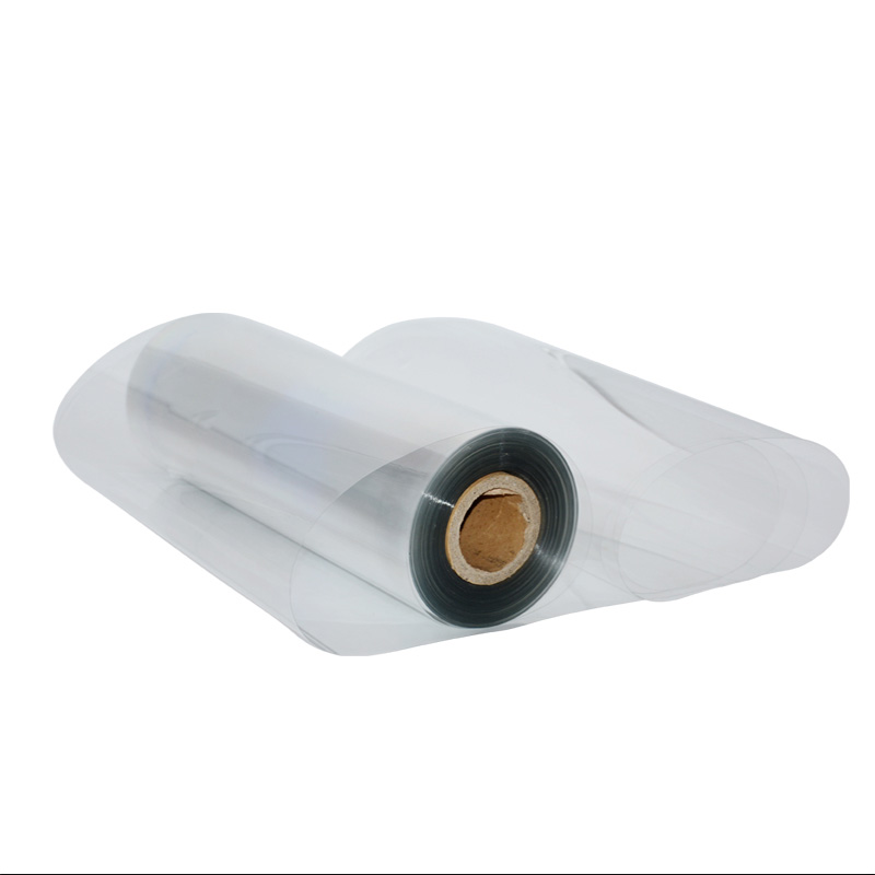 0,65 mm fabriksforsyning stiv fleksibel gennemsigtig PVC-arkrulle