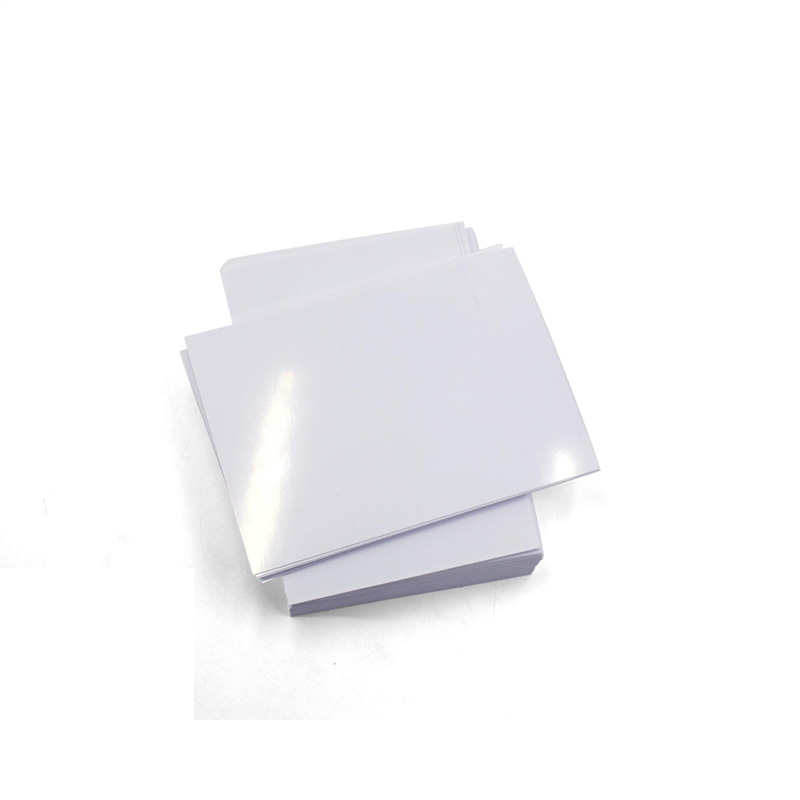 Hvid varmebestandig silikoneplast A4-størrelse PET-ark til fremstilling af ID-kort