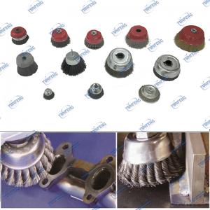 Fabrikant Custom Rust Removal Cup Wire Brush Twist Style til fjernelse af rust og maling