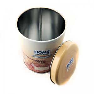 OEM tilpasset metal runde kiks kiks tin boks til emballage