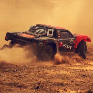 Vkarracing 1/10 skala Elektrisk kortbane lastbil V2 RTR 4WD RC lastbil SCTX10 V2