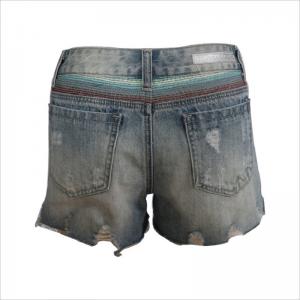Flot design rip denim kort WS001