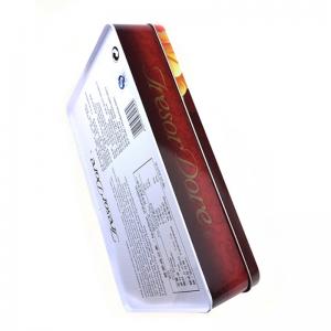 Brugerdefineret trykt rektangulært blik til kage, kiks og slik