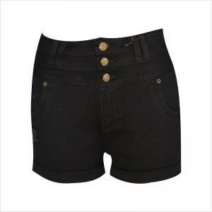 mode tre knap høj talje kort WS1002