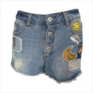 patchbrodery jeans shorts WS10119