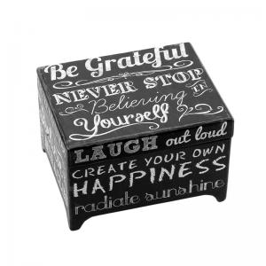 Custom Black Stiv gaveæske engros