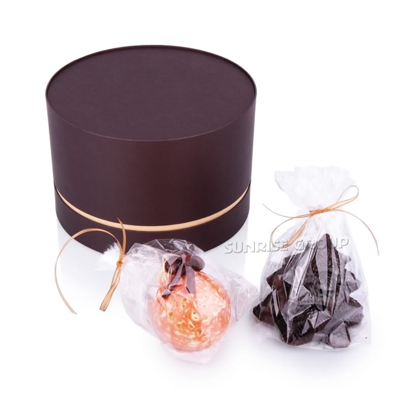 Skræddersyet Engroshandel Round Round Chokolade Hat Box