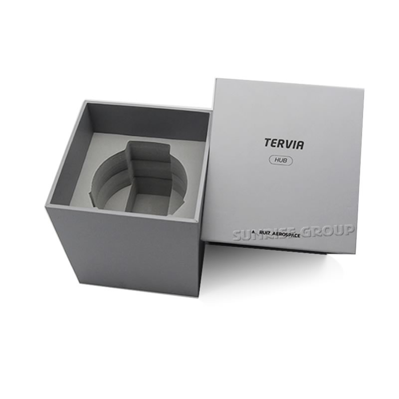 Tilpasset karton Sølvfolie Logo Watch Packaging Box