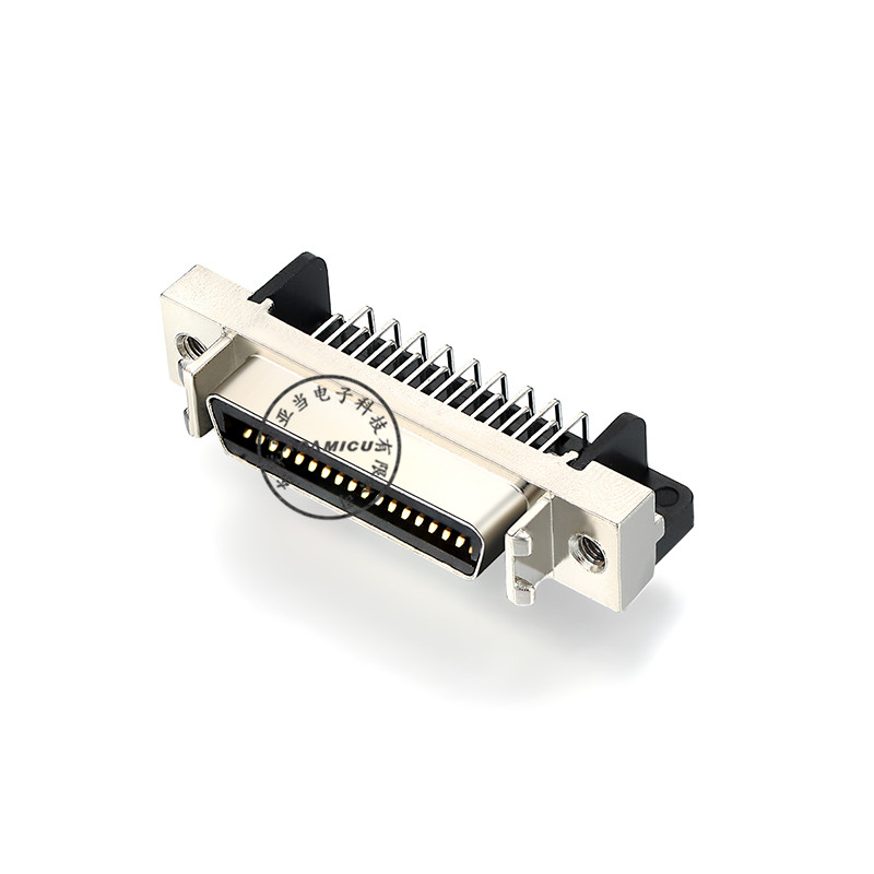 Top standard SCSI 36 pin CN female connector zink legering