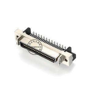 Factory engros 50 pin SCSI zink legering 50 pin kvindetilslutning
