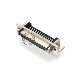 Fabrik engros SCSI 50 pin DB stik kvindelige zink legering ret vinkel