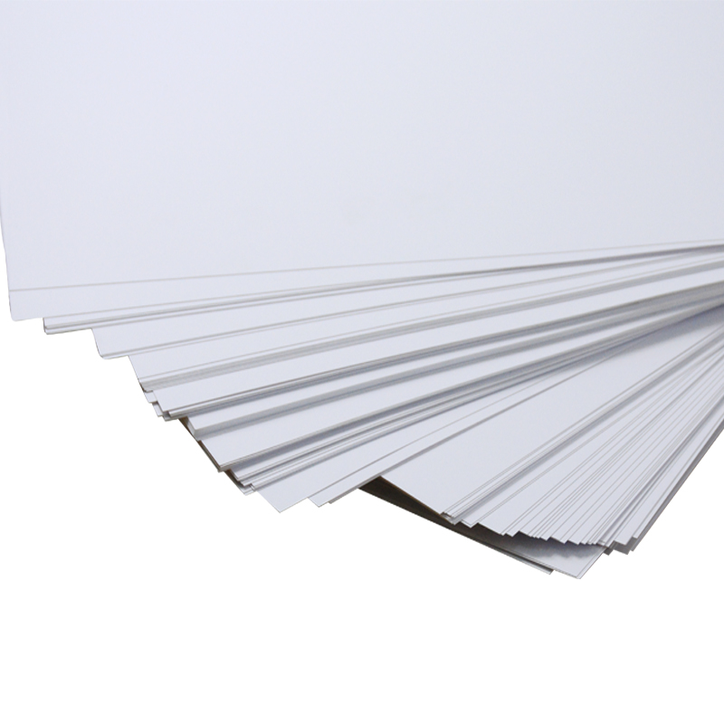 1 mm UV A4-stiv hvid, uigennemsigtig Inkjet-printbar PVC-plastfolie til ID-kort