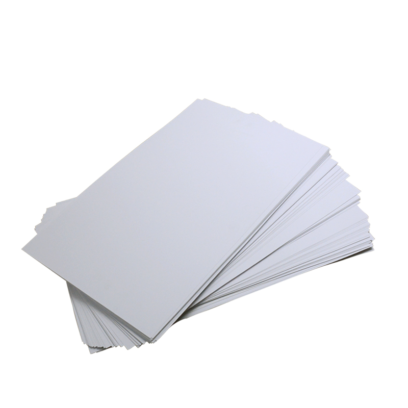 1 mm UV A4-stiv hvid, uigennemsigtig Inkjet-printbar PVC-plastfolie til ID-kort