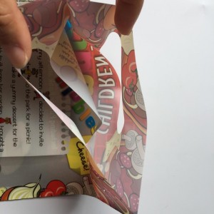 fuld udskrivning af plasticindpakningsposer med dysehåndtaget