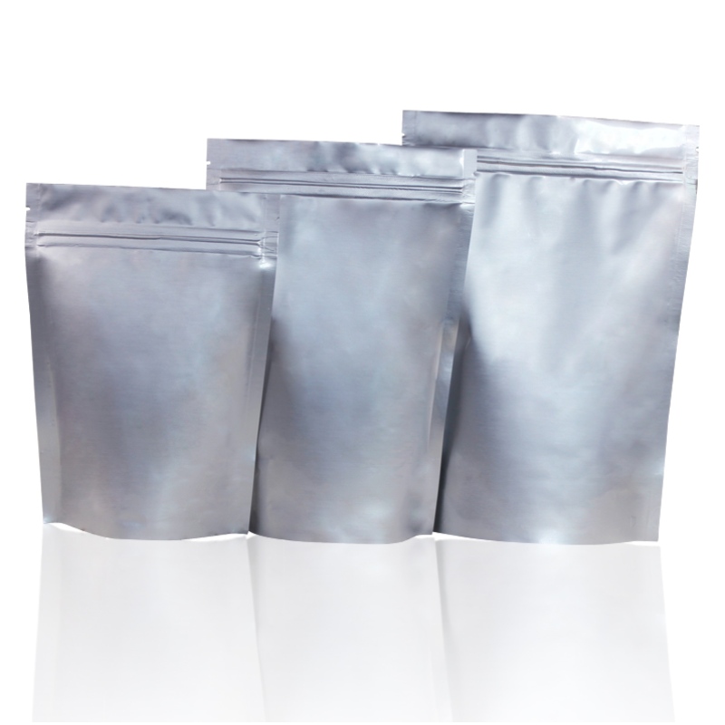 Genåbnelig lamineret aluminiumsfolie fødevarepakkeposer