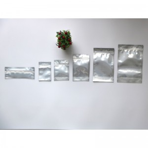 Genåbnelig lamineret aluminiumsfolie fødevarepakkeposer