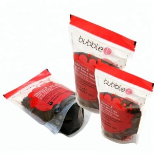 rundbundet stå op plastisk fleksibel pakning pose taske til kød svinekød oksekød hav mad