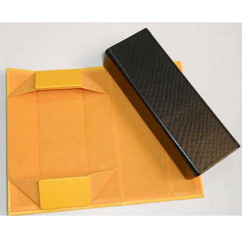 magnetisk sammenfoldelig papirboks i ét stykke med standardformat og logo