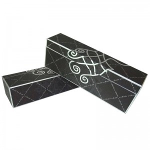 varm stempling guldfolie luksus pap vin boks pakningsrør