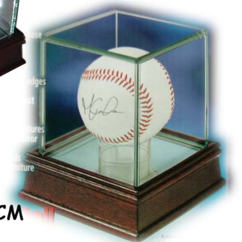 Enkelt baseballglas displayetui