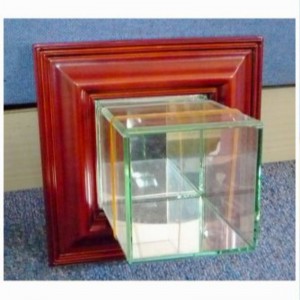 Vægmonteret baseball display taske