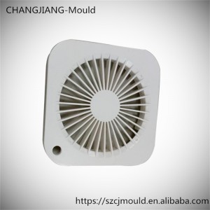 Plastindsprøjtningsventilator dele med høj præcision, ODM / OEM brugerdefineret