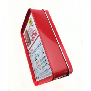 Brugerdefineret trykt rektangulær emballeringsboks til øjeplaster, kosmetisk tinboks