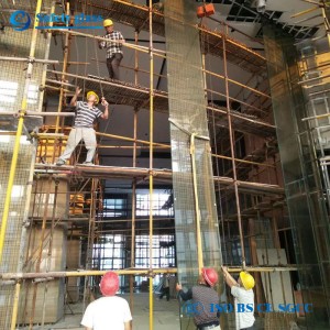 brugerdefineret størrelse stort hærdet glas / jumbo-laminerede glasplader til vinduer