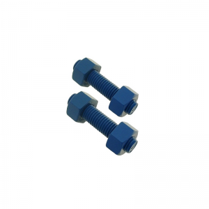 PTFE belagte stænger, bolte og møtrikker