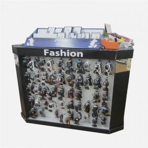 Skræddersyet brillevisning rack / Floor Stand / Papp Display Hook Display