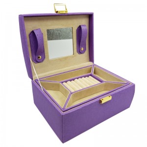 Engros tilpasset logo stempling trykt karton papirur gave gave smykkeskrin