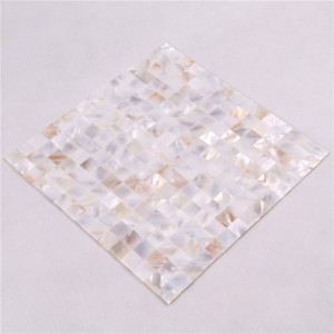 Naturligt 20 * 20 hvidt råmateriale lægger bruser toiletfliser