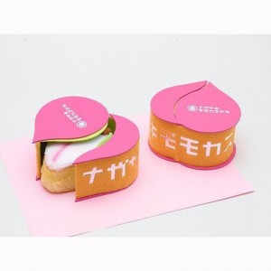 Luksus hjerteformet gaveemballage karton