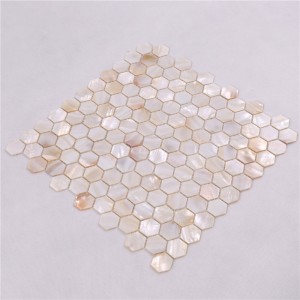 BK18 Kina Producerer Naturlilla Moder af Perle Seashell Backsplash Mosaic Fliser