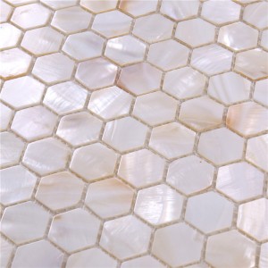 BK18 Kina Producerer Naturlilla Moder af Perle Seashell Backsplash Mosaic Fliser