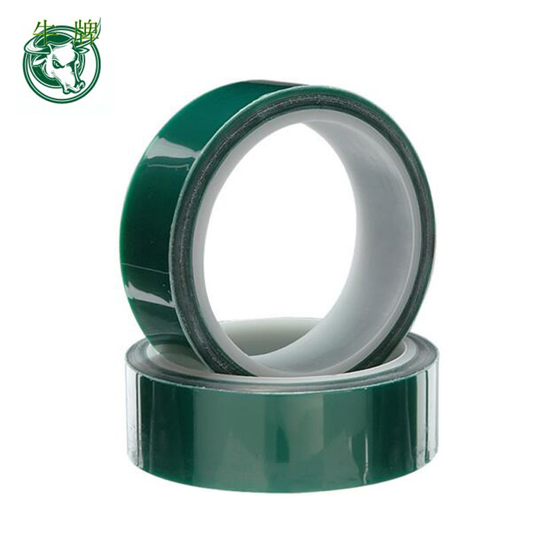 specifikation tilpasset grøn farve PET-film silikone limbånd Maskeringstape