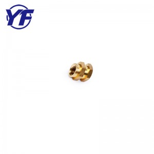 Bedste kvalitet tilpasset CNC bearbejdning del hex hoved skruemutter til billig pris