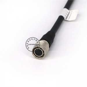 12-polet cirkulært kabelstik til industrikamera