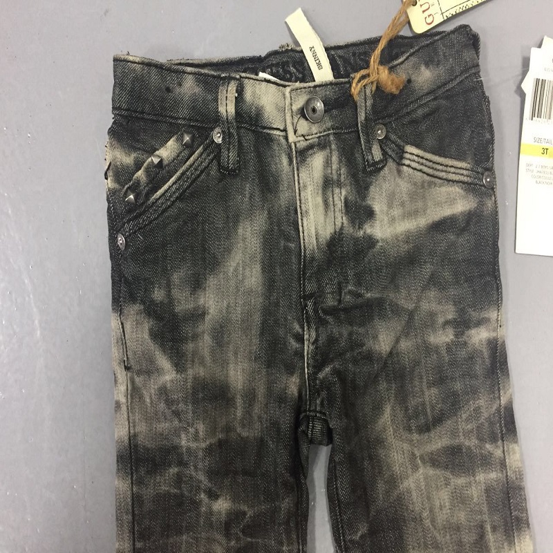 grå syre vask dreng jeans WSG001