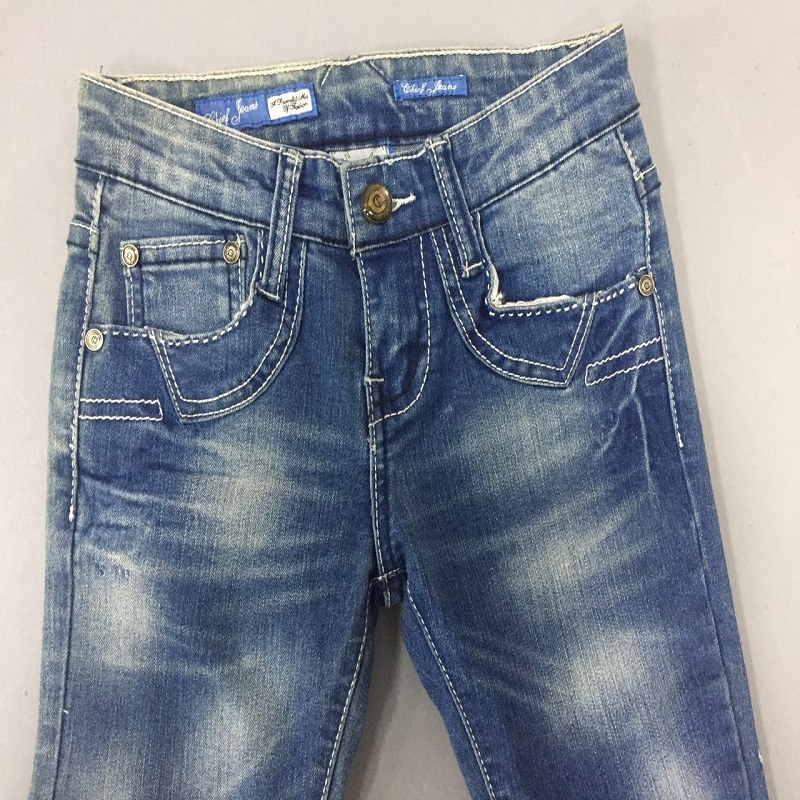 kontrast sitching dreng jeans WSG005