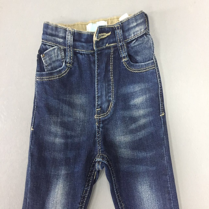 mørkeblå skinny jeans kid jeans WSG007