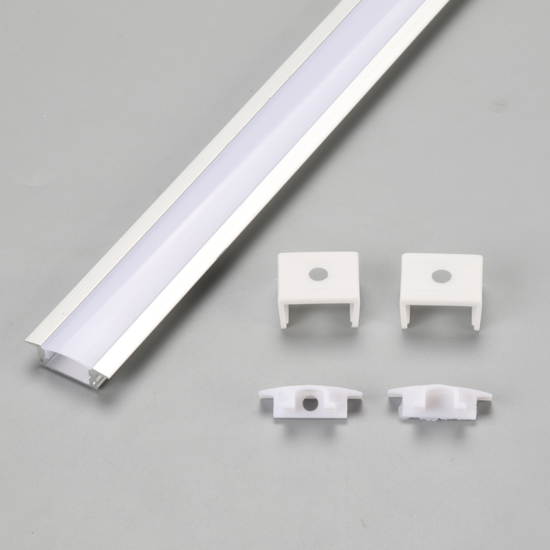 8mm 10mm 12mm LED aluminium ekstruderingsprofil til LED lysbjælke