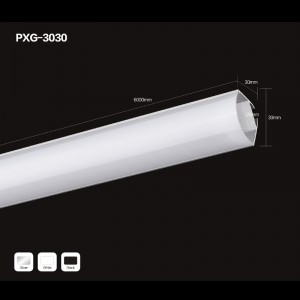 Tilpasset LED-aluminiumskanalprofil til LED-strimmelbelysning