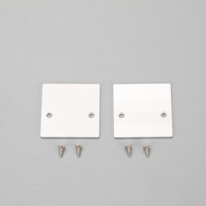 6063 serie af frostet og transparent dæksel U-form og V-form LED-aluminiumsprofil