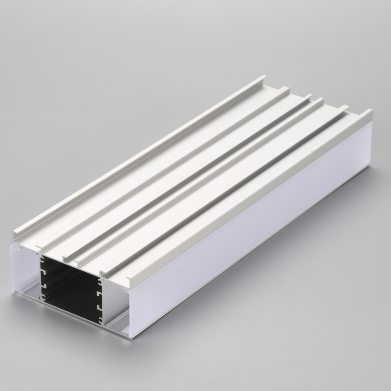 Sølvanodiseret 6063 T5 U-aluminiumsprofil til LED-belysning
