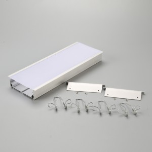 LED aluminium ekstrudering med diffusor dæksel aluminium kanal til LED strip