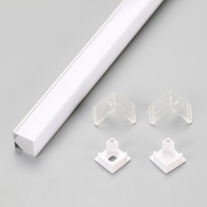 6063 anodiseret aluminiumslegering Alu LED aluminiumsprofil til LED strimmellys LED lys aluminium LED profil