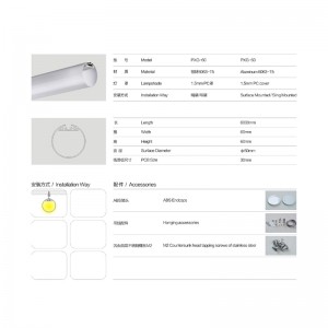 Kina engros alu rund LED aluminiumsprofil til LED-strip