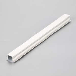 Forsænket lineær LED-aluminiumprofil til LED-strimmelbelysning med fjederklemme